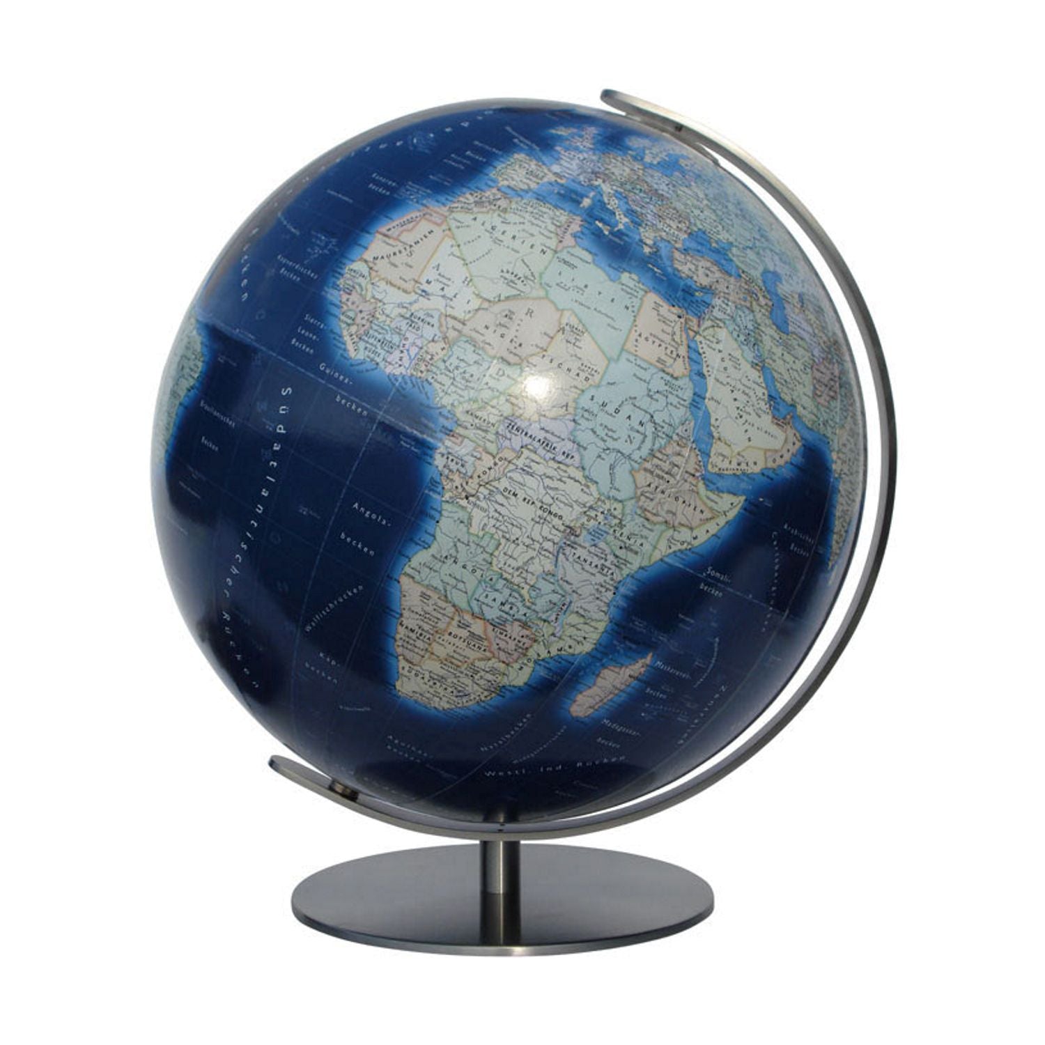 Columbus DUO AZZURRO Leuchtglobus, D 340 mm, beleuchtet