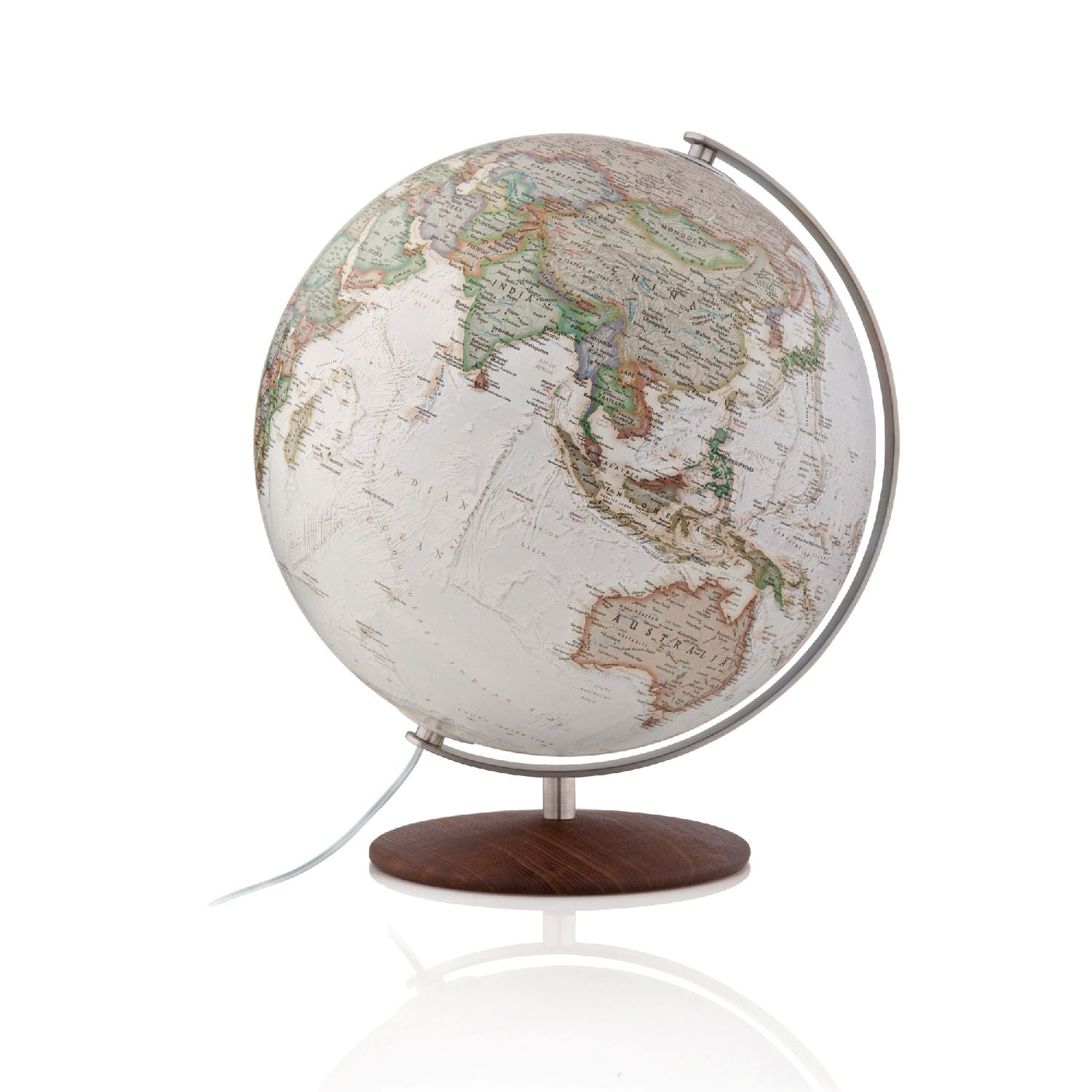 National Geographic Leuchtglobus Fusion 37cm handkaschiert, Detailansicht
