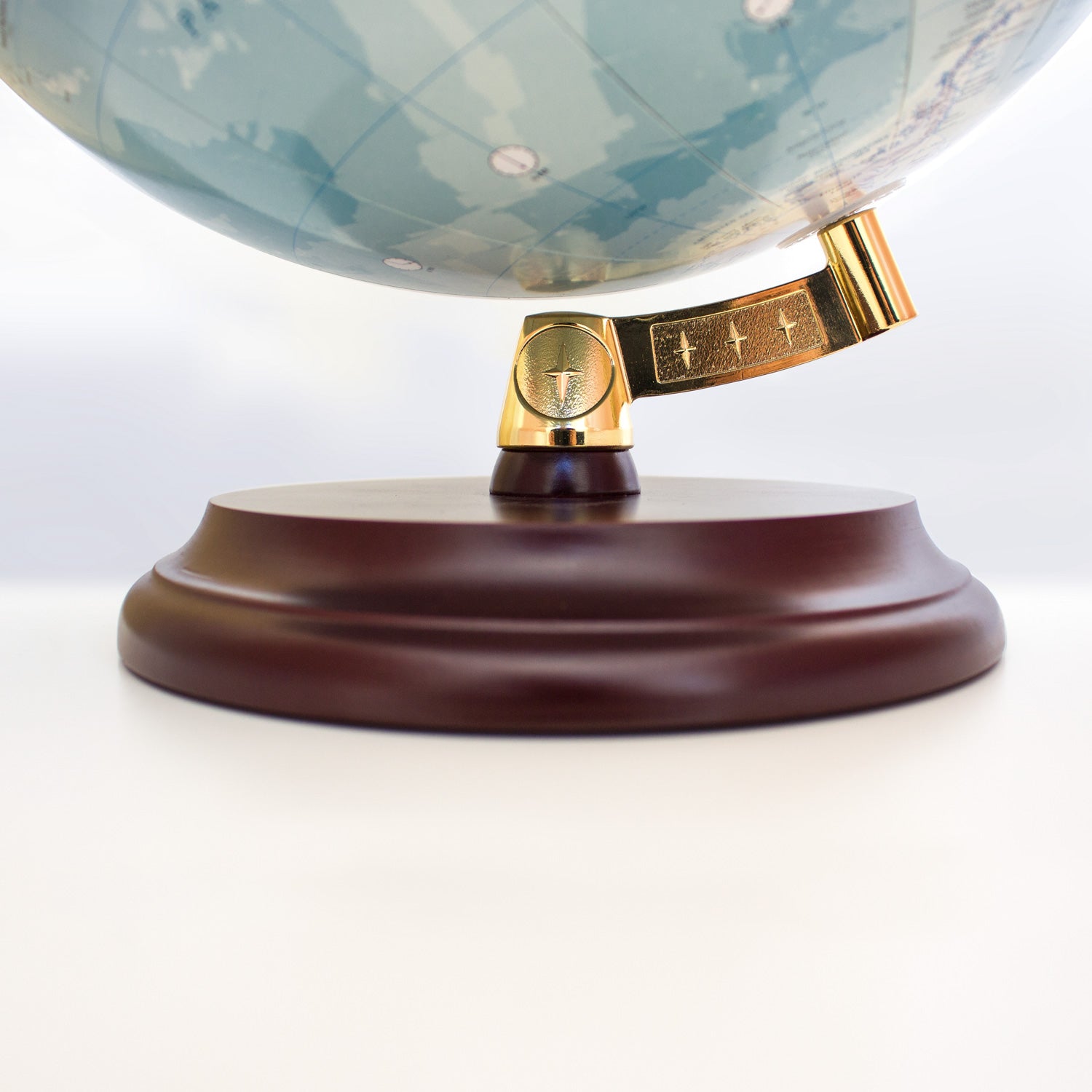 Magellan Vasa Globus 32 cm ohne Meridian mit Holzfuß, Standfuss